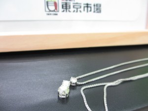 東京市場 盛岡店 Pt プラチナ ダイヤ ネックレス 買取 です。