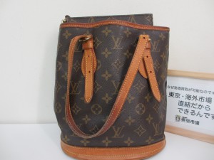 東京市場 盛岡店 LOUIS VUITTON LV ルイヴィトン モノグラム バケット バッグ 買取 です。