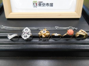 東京市場 盛岡店 金 18金 K18 Pt プラチナ ダイヤ リング ネックレス など お買取 です！