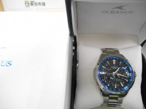 東京市場 盛岡店 CASIO OCEANUS カシオ オシアナス GPS ソーラー 時計 お買取りです！