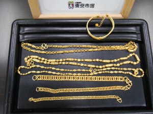 東京市場 盛岡店 K24 金 純金 ネックレス ブレスレット など お買取 です！