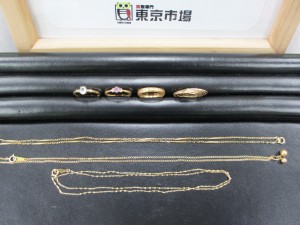 東京市場 盛岡店 貴金属 K18 金 リング ネックレス など お買取 です！