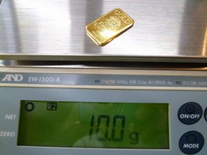 またまた来ましたタナカの金のインゴット♪ しまむら横の 買取専門 東京市場 姶良店