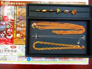 買取専門東京市場 天文館 御着屋交番前店 貴金属 金 プラチナ 製品 買取しました。