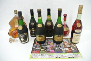 前橋市内 買取専門 東京市場 17号前橋元総社南小前店 洋酒 ブランデー 買取しました。