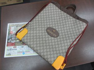 買取専門 東京市場 鹿児島中央店 ブランド グッチ バッグ 買取しました。