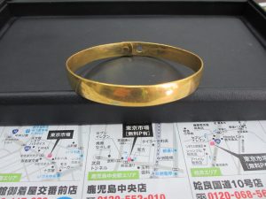 買取専門 東京市場 鹿児島中央店 貴金属 金製品 純金 ブレスレット 買取しました。