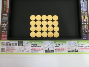 高崎市内 買取専門 東京市場 ドンキホーテ 高崎店 外国コイン クルーガーランド 金貨 K22 22金 買取しました。