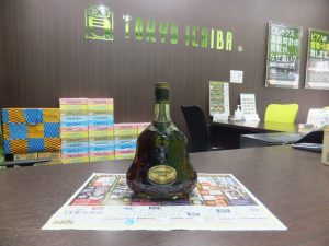 鹿児島市 東京市場 天文館 地蔵角交番前店 酒 洋酒 ブランデー ヘネシー 買取しました。