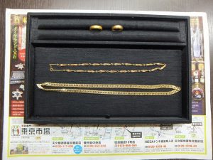 姶良市 買取専門 東京市場 姶良国道10号店 18金 リング ネックレス 買取しました。