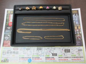 買取専門 東京市場 鹿児島中央店 貴金属 金製品 プラチナ製品 買取しました。