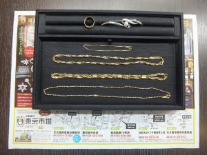 姶良市 買取専門 東京市場 姶良国道10号店 貴金属 金 プラチナ アクセサリー 買取しました。