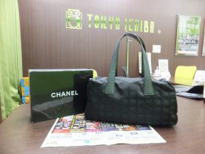 鹿児島市 東京市場 天文館 地蔵角交番前店 ブランド シャネル ミニボストンバッグ 買取しました