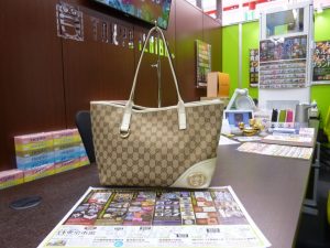 霧島市 買取専門 東京市場 ドンキホーテ霧島隼人店 ブランド グッチ トートバッグ 買取しました。