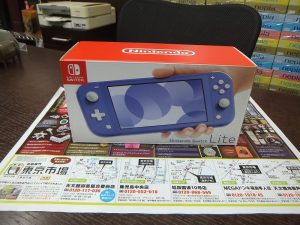 姶良市 買取専門 東京市場 姶良国道10号店 任天堂 ゲーム機 スイッチライト 買取しました。