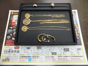 鹿児島市 買取専門 東京市場 天文館 地蔵角交番前店 貴金属 金 K18 製品 買取しました。