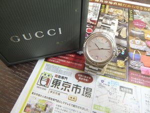 姶良市 買取専門 東京市場 姶良国道10号店 ブランド グッチ 時計 買取しました。