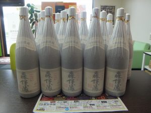 姶良市 買取専門 東京市場 姶良国道10号店 プレミアム焼酎 森伊蔵 買取しました。