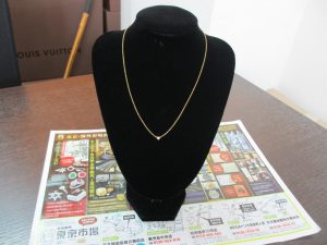 買取専門 東京市場 鹿児島中央店 ブランド アクセサリー ティファニー ネックレス 買取しました。