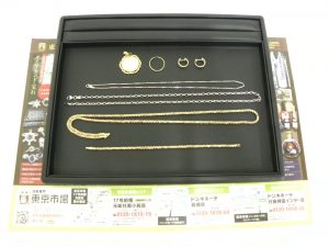 高崎市内 買取専門 東京市場 ドンキホーテ 高崎店 貴金属 金製品 プラチナ製品 金貨 買取しました。