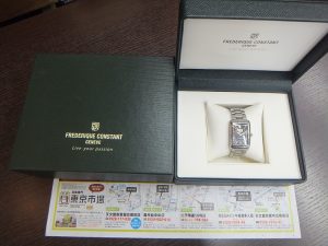 姶良市 買取専門 東京市場 姶良国道10号店 ブランド フレデリック・コンスタント 時計 買取しました。