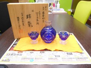 買取専門 東京市場 MEGAドン.キホーテ霧島隼人店 工芸品 薩摩切子 買取しました。