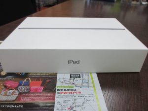 買取専門 東京市場 鹿児島中央店 アップル タブレット iPad 買取しました。