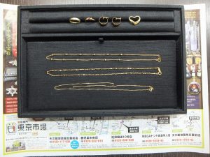 姶良市 買取専門 東京市場 姶良国道10号店 貴金属 18金 コンビ アクセサリー 買取しました。