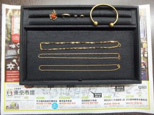 姶良市 買取専門 東京市場 姶良国道10号店 貴金属 18金 コンビ アクセサリー 買取しました。