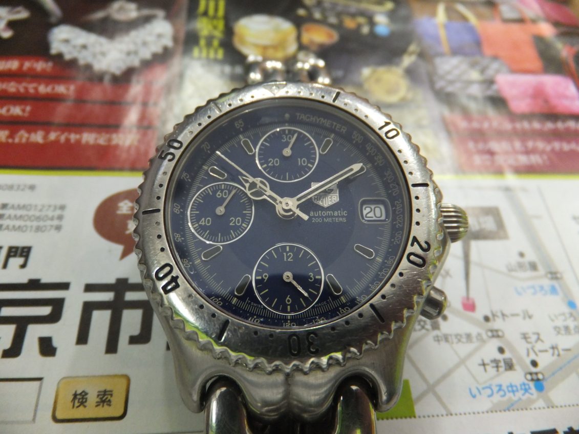 鹿児島市 東京市場 天文館 地蔵角交番前店 ブランド 時計 タグホイヤー 買取しました。
