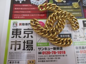 買取専門 東京市場 サンキュー新栄店 ブランド アクセサリー シャネル ブローチ 買取しました。