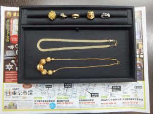 姶良市 買取専門 東京市場 姶良国道10号店 貴金属 18金 アクセサリー 買取しました。