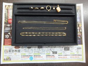 姶良市 買取専門 東京市場 姶良国道10号店 貴金属 18金 アクセサリー 買取しました。