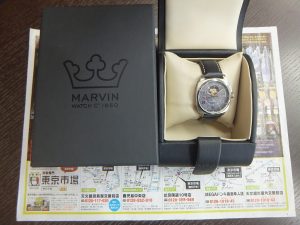 姶良市 買取専門 東京市場 姶良国道10号店 ブランド マーヴィン 時計 買取しました。