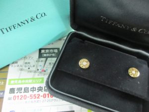 買取専門 東京市場 鹿児島中央店 ブランド アクセサリー ティファニー ピアス 買取しました。