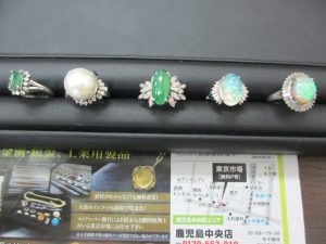 買取専門 東京市場 鹿児島中央店 貴金属 プラチナ製品 買取しました。