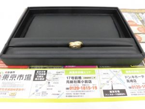 前橋市内 買取専門 東京市場 17号前橋元総社南小前店 ブランド カルティエ リング 買取しました。