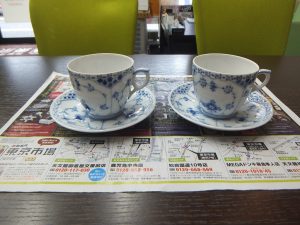 姶良市 買取専門 東京市場 姶良国道10号店 ロイヤルコペンハーゲン カップ ソーサー 買取しました。