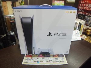 姶良市 買取専門 東京市場 姶良国道10号店 ソニー ゲーム機 PS5 買取しました。