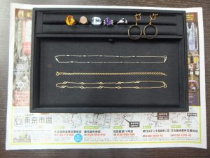 姶良市 買取専門 東京市場 姶良国道10号店 18金 プラチナ アクセサリー 買取しました。