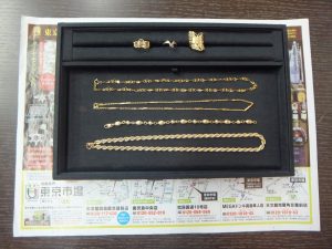 姶良市 買取専門 東京市場 姶良国道10号店 貴金属 18金 アクセサリー 買取しました。