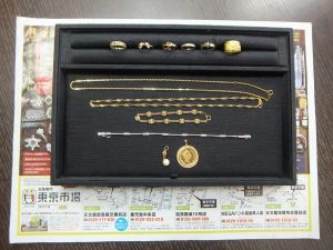 姶良市 買取専門 東京市場 姶良国道10号店 貴金属 18金 アクセサリー 買取しました。