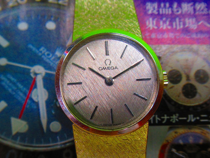 東京市場 天文館 御着屋交番前店 ブランド 時計 オメガ 金無垢 買取しました。
