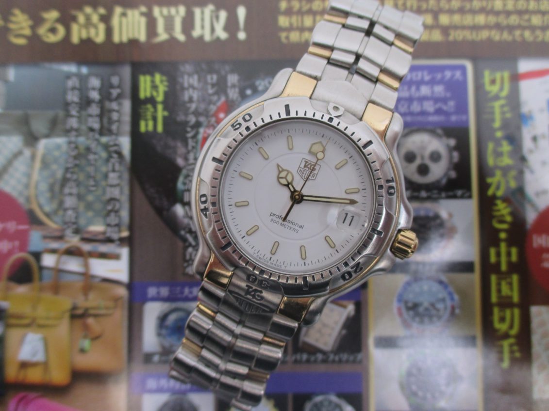 買取専門 東京市場 サンキュー新栄店 ブランド タグホイヤー 時計 買取しました。