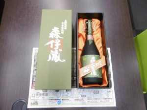 霧島市 買取専門 東京市場 ドンキホーテ霧島隼人店 酒 焼酎 森伊蔵 買取しました。