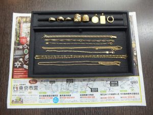 姶良市 買取専門 東京市場 姶良国道10号店 貴金属 純金 18金 アクセサリー 買取しました。