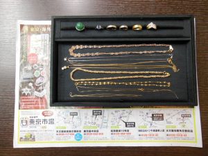 姶良市 買取専門 東京市場 姶良国道10号店 貴金属 金 プラチナ アクセサリー 買取しました。