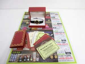 高崎市内 買取専門 東京市場 ドンキホーテ 高崎店 ブランド カルティエ 腕時計 買取しました。