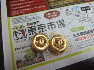 姶良市 買取専門 東京市場 姶良国道10号店 ブランド シャネル イヤリング 買取しました。