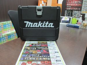 買取専門 東京市場 鹿児島中央店 電動工具 マキタ インパクトドライバ 買取しました。